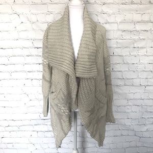 Love Stitch Open-Front Cardigan